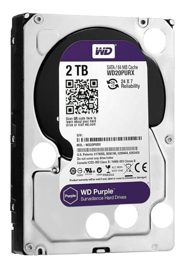 2TB schijf WD Purple surveillance